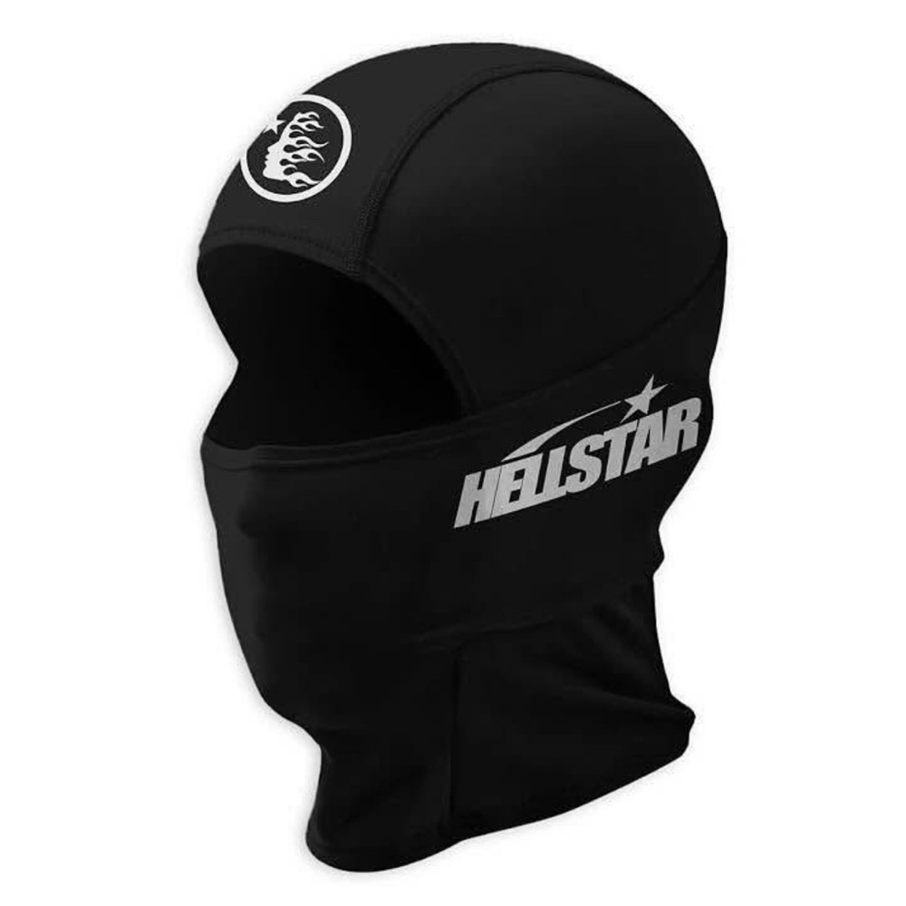Hellstar Logo Black Balaclava